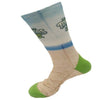 DAYTONA TORTUGAS TWIN CITY KNITTING SUBLIMATED BEACH SOCK