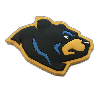 West Virginia Black Bears Bear Head Magnet