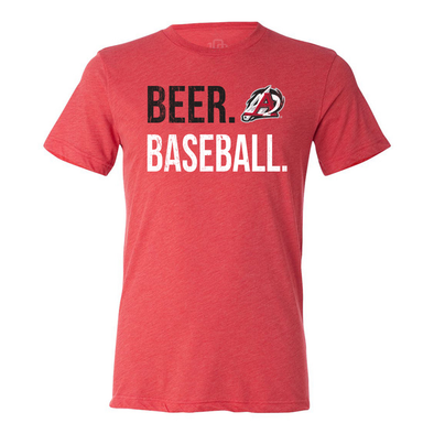 Arkansas Travelers Beer Baseball Tee