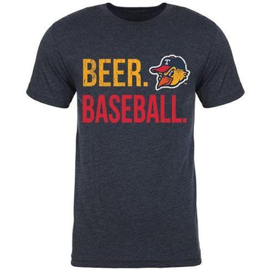 Navy Beer Baseball T