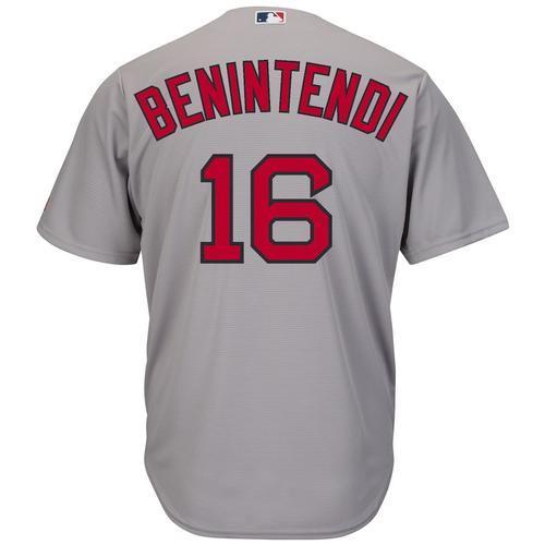 Boston Red Sox Majestic Grey Benintendi Jersey