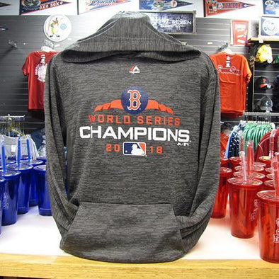 Pawtucket Red Sox Grey Boston Red Sox 2018 World Series Championship Hood