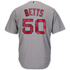 Boston Red Sox Majestic Grey Mookie Betts Jersey
