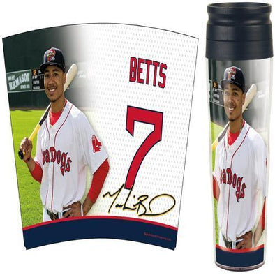 Portland Sea Dogs Travel Mug - Mookie Betts Image