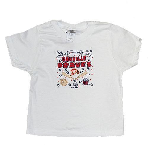 Danville Braves Infant T-Shirt - Sketch