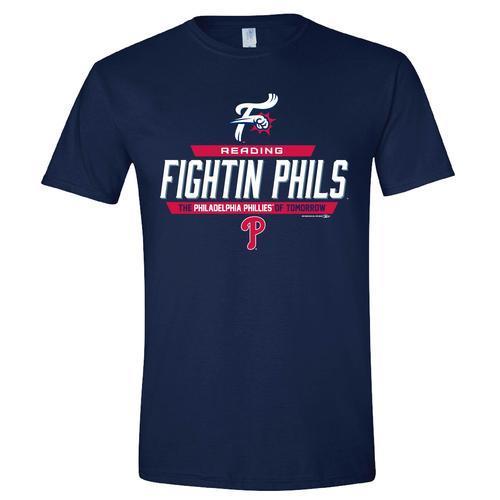 Reading Fightin Phils Fightins Navy Affiliate Phillies T-Shirt
