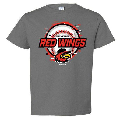 Rochester Red Wings Toddler Charcoal Tee