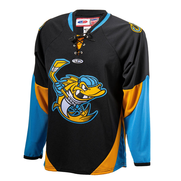 Black Walleye AK Replica Jersey