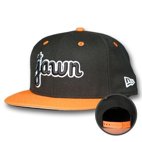 Lehigh Valley IronPigs 950 Black & Orange Jawn Snapback Cap