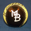 Myrtle Beach Pelicans JARDEN BLACKLIGHT BALL