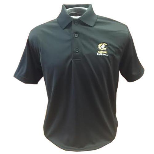 Charlotte Knights Black Omega Polo