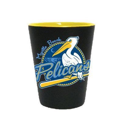 Myrtle Beach Pelicans KAPAN-KENT PRIMARY LOGO SHOT GLASS