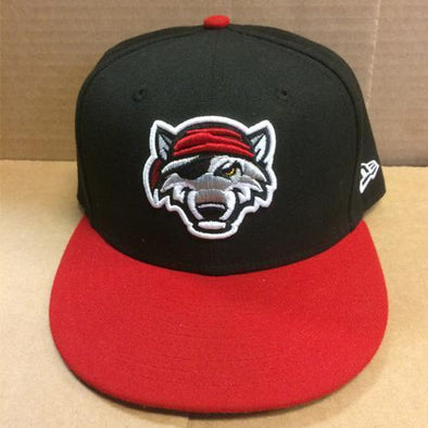 Erie SeaWolves Sean Donatello Black Alternate Game Used Hat