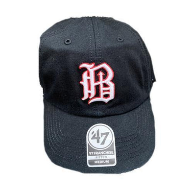 Birmingham Barons 47 Brand Black Flex Fit with Barons "B"