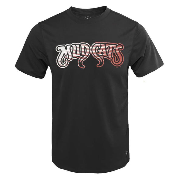 Carolina Mudcats Black Sport Microlite Tee