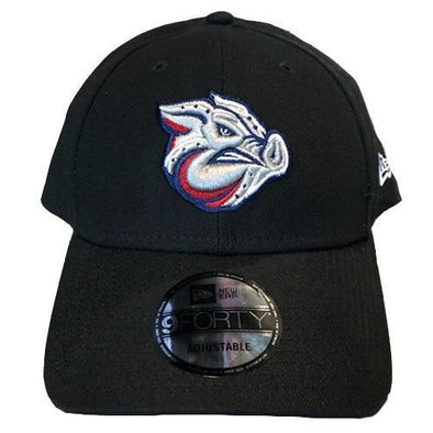 Lehigh Valley IronPigs 9Forty Snapback Primary Logo Black Cap
