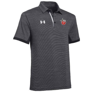 Fort Wayne TinCaps Black UA Elevate Polo