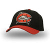 Carolina Mudcats Black Fitted Baseball Cap