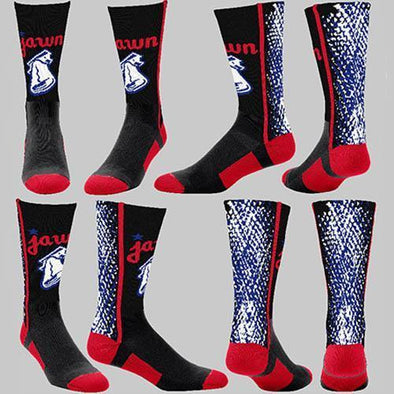 Lehigh Valley IronPigs Jawn Black Socks