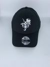 Hartford Yard Goats New Era Black Flex Fit w/ Uncle Sam Logo