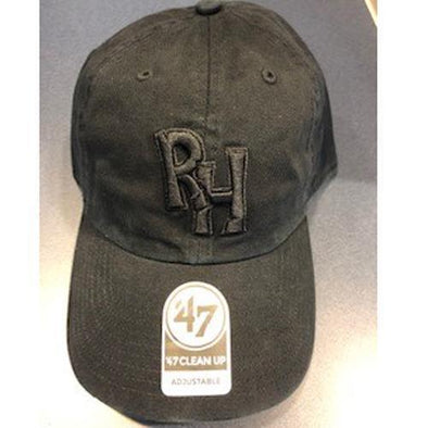 Midland Rockhounds Black on Black Hat Adj