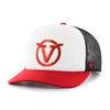 Trucker Cap with Red V Bling