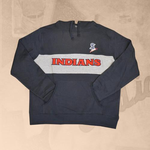 Spokane Indians Deep Navy Blocked Fleece Hoodie