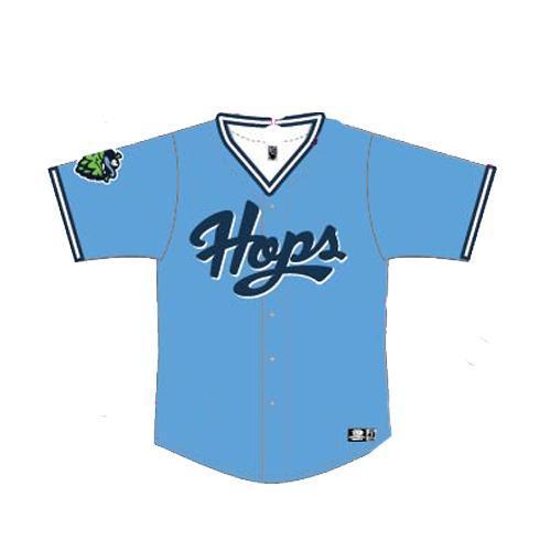 OT Sports Replica Light Blue Jersey, Hillsboro Hops