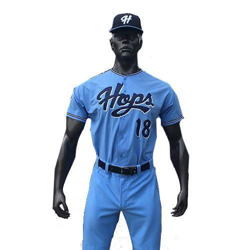 OT Sports Replica Light Blue Jersey, Hillsboro Hops