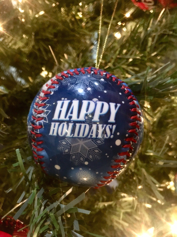 Rochester Red Wings Blue Snowflake Ornament