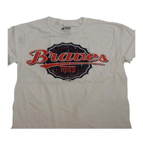 Danville Braves Adult Bottle White Tee