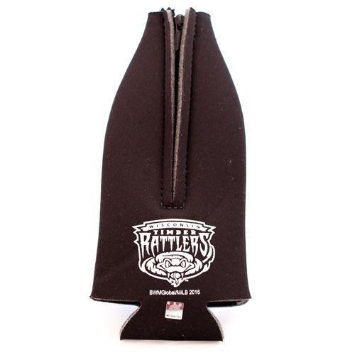 Wisconsin Timber Rattlers Zip Bottle Koozie