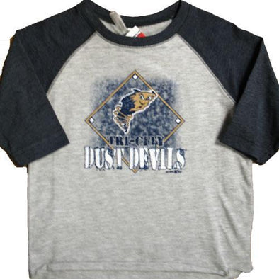 Tri-City Dust Devils Boys Diamond 3/4 Sleeve Tee