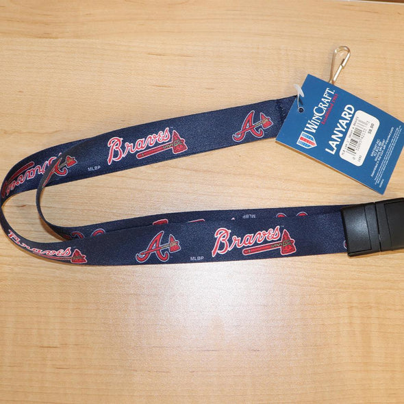 Braves Navy Lanyard