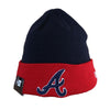 Atlanta Braves Navy and Red Beanie