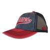 Rome Braves Navy/Red Script Trucker Hat