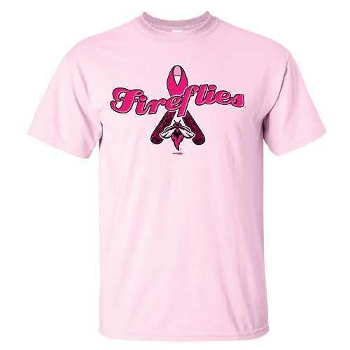 Columbia Fireflies Adult Pink Breast Cancer Tee