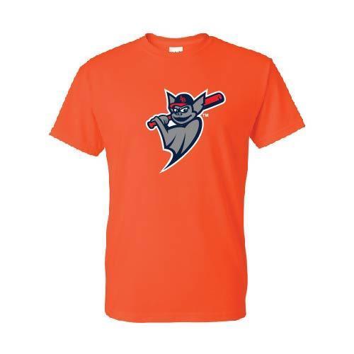 Louisville Bats Youth SS Tee Buddy Logo in orange