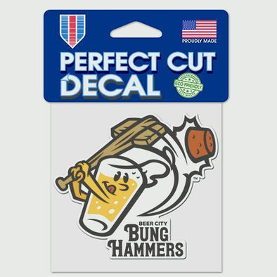 Beer City Bung Hammers Window Decal