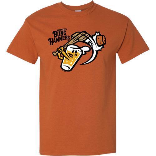 Beer City Bung Hammers Youth Rust T-Shirt