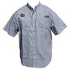 Carolina Mudcats Black Gingham PFG Super Tamiami