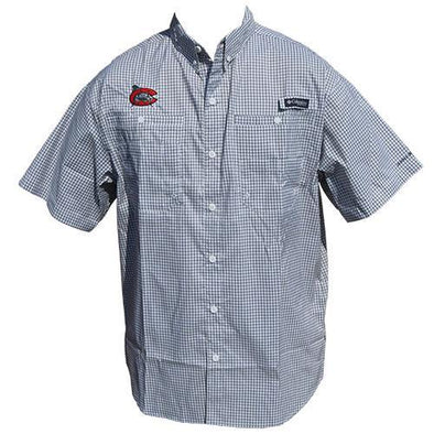 Carolina Mudcats Black Gingham PFG Super Tamiami