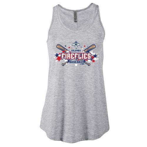 Columbia Fireflies Women's Grey Account Flowy Tank