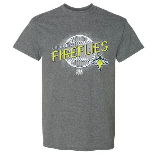 Columbia Fireflies Adult Heather Graphite Bumpas Tee