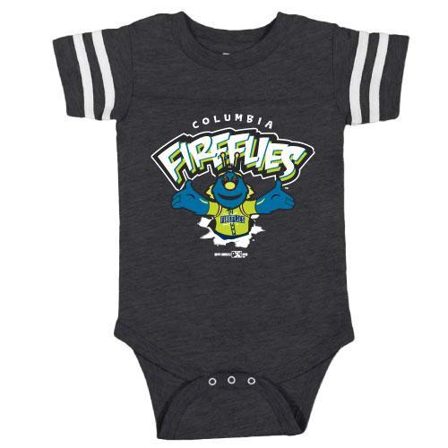 Columbia Fireflies Infant Charcoal Replicate Sporty Bodysuit