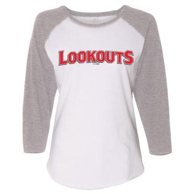 Chattanooga Lookouts Ladies 3/4 Vintage Tee