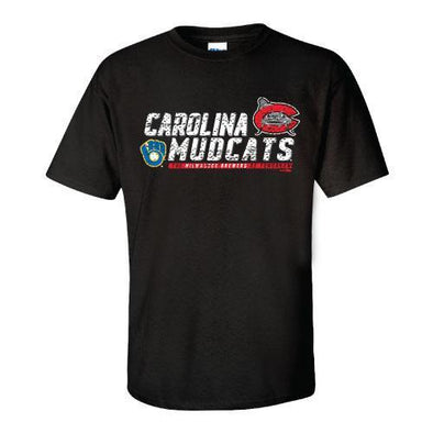 Carolina Mudcats Black Layers Affiliate Tee