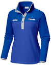 South Bend Cubs Women's Columbia 1/2 Snap Pullover