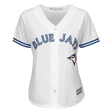 Toronto Blue Jays Cool Base Jersey Replica - Home White Womens