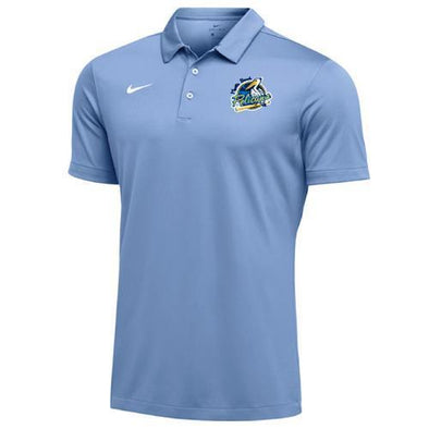 Myrtle Beach Pelicans NIKE CAROLINA BLUE DRI-STOCK POLO